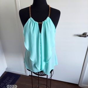Charlotte russe sleeveless top size L